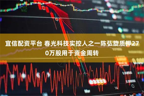 宜信配资平台 春光科技实控人之一陈弘旋质押270万股用于资金周转